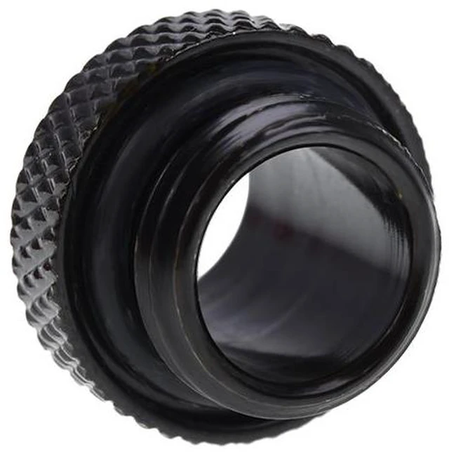 Alt view image 9 of 14 - Alphacool Eiszapfen G1/4" Male to Male Adapter Fitting - Deep Black (17399)