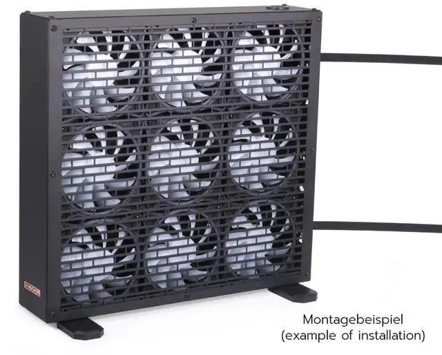 Alt view image 4 of 7 - Alphacool NexXxoS Nova 1080mm Fan Housing - Black (24832)