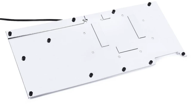 Alt view image 5 of 7 - Alphacool Eisblock Aurora Acryl GPX-N RTX 3090/3080 FTW3 Active Backplate (13043)