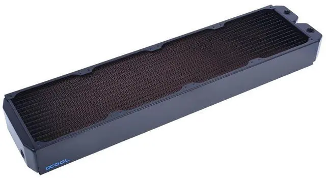 Alt view image 11 of 15 - Alphacool NexXxos UT60 Full Copper Radiator 560, 140mm x 4, Quad Fan, Black
