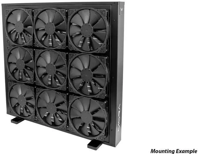 Alt view image 5 of 7 - Watercool MO-RA IV 600 - Black (26600)