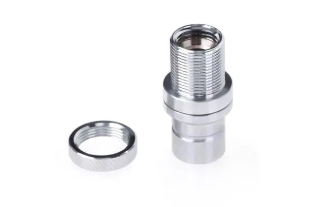 Alt view image 4 of 5 - Alphacool Eiszapfen Quick Release Male Bulkhead G1/4 Inner Thread - Chrome (17462)