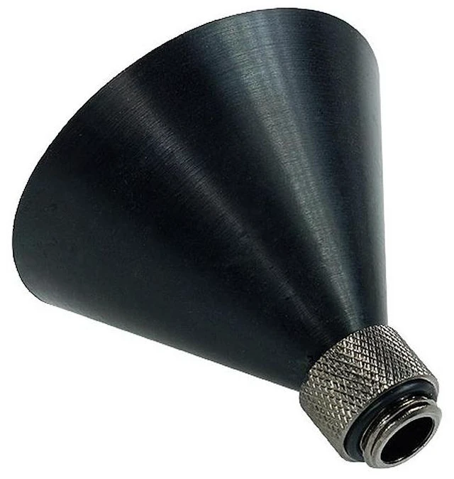 Alt view image 7 of 7 - Phobya G1/4 Flexible Filling Funnel - Black Fitting (32201)