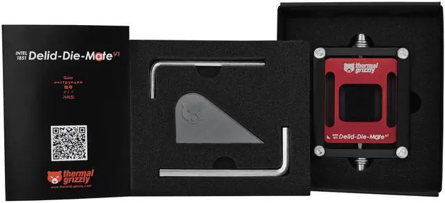 Alt view image 4 of 7 - Thermal Grizzly Intel 1851 Delid-Die-Mate V1, Aluminum (TG-DDM-i1851-V1)