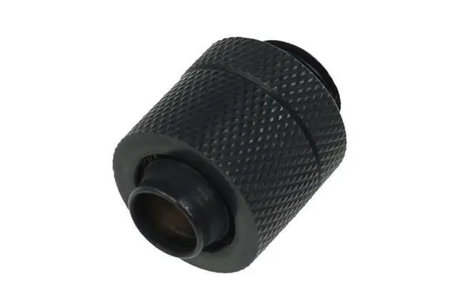 Alt view image 7 of 13 - Alphacool G1/4 3/8"ID x 1/2"OD Compression Fitting - Deep Black (17078)