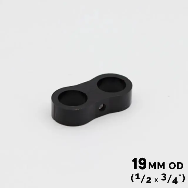 Alt view image 2 of 7 - ModMyMods ModClamp - 19mm (3/4") AN 10 Tubing Management Clamp - Black (MOD-0313)