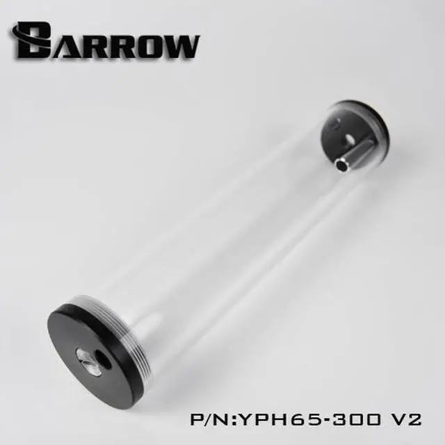 Alt view image 5 of 5 - Barrow Reservoir with Acrylic Tube, 65 x 300mm Tube Size, Clear Tube, Black POM