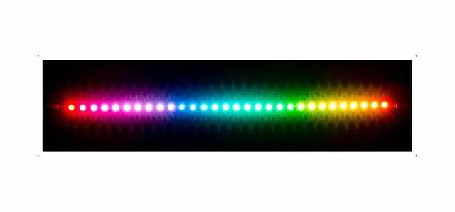 Alt view image 2 of 3 - Aquacomputer RGBpx LED-Strip 27.3cm Length - 5mm Width - 30 LEDs (53270)
