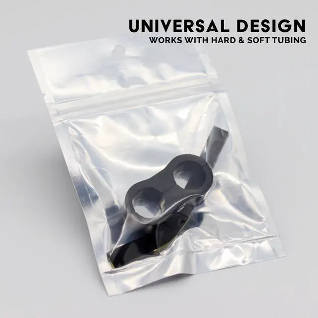 Alt view image 4 of 7 - ModMyMods ModClamp - 19mm (3/4") AN 10 Tubing Management Clamp - Black (MOD-0313)