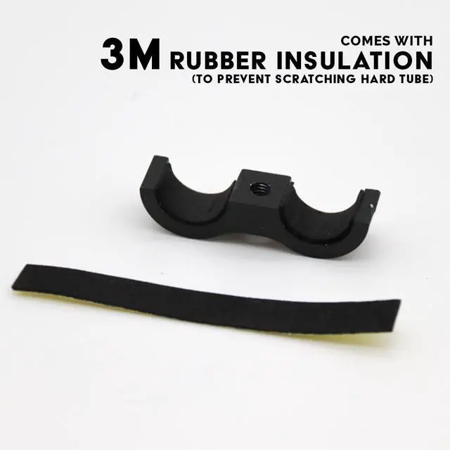 Alt view image 6 of 7 - ModMyMods ModClamp - 19mm (3/4") AN 10 Tubing Management Clamp - Black (MOD-0313)