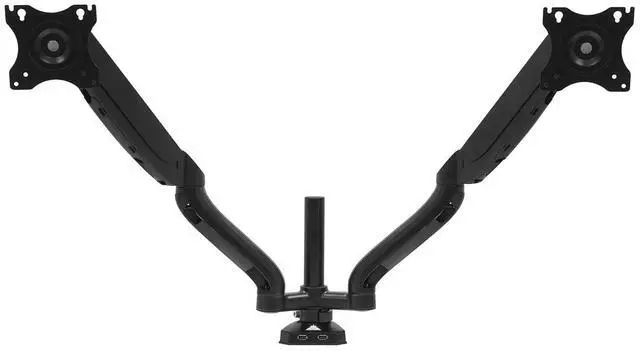 Alt view image 6 of 7 - Phobya Dual monitor arm with gas spring - 17"-34" monitor incl. 2x3.0 USB hub (AEMNT00057A)