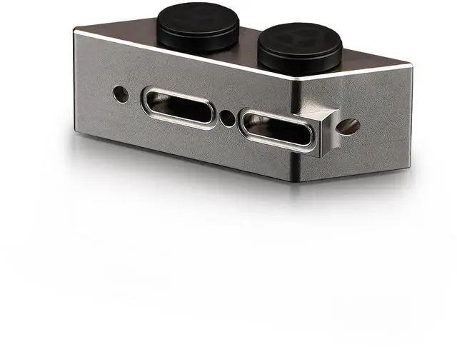 Alt view image 3 of 7 - Thermal Grizzly DeltaMate GPU Block Terminal, Brass, Silver (TG-DM-ACC-001)