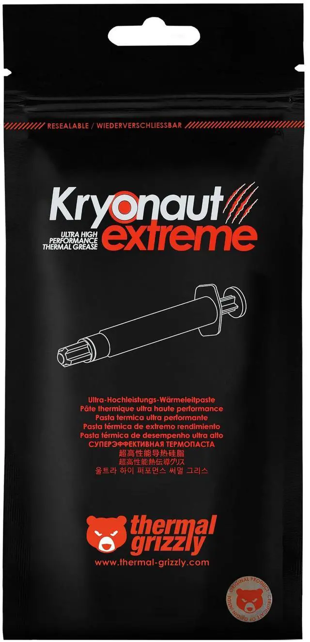 Alt view image 2 of 7 - Thermal Grizzly Kryonaut Extreme - 6g (TG-KE-006-R)