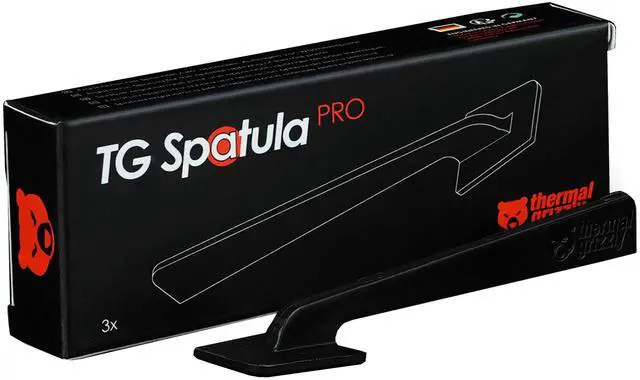 Alt view image 7 of 11 - Thermal Grizzly TG-AS-P-3 TG Spatula PRO(3 Pieces)Spread of Thermal Paste Precise Compound Distribution CPU/GPU/Console