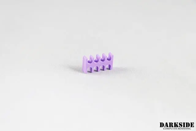 Alt view image 5 of 5 - Darkside 8-Pin Cable Management Holder - Purple (3DS-0078)