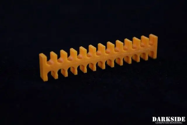 Alt view image 5 of 5 - Darkside 24-Pin Cable Management Holder - Orange (3DS-0067)