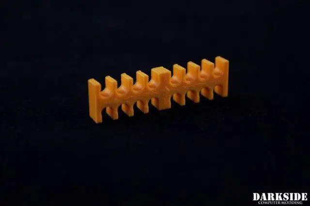 Alt view image 4 of 4 - Darkside 16-Pin Cable Management Holder - Orange, PETG (3DS-0068)
