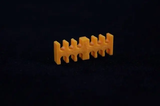 Alt view image 4 of 5 - Darkside 12-Pin Cable Management Holder - Orange, PETG (3DS-0070)