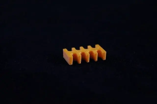 Alt view image 5 of 6 - Darkside 8-Pin Cable Management Holder - Orange, PETG (3DS-0071)