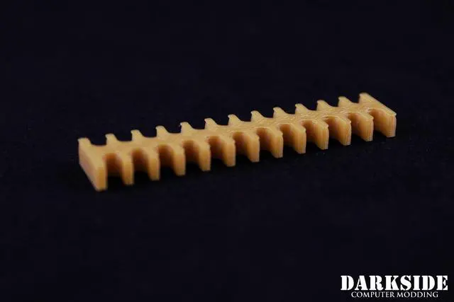 Alt view image 4 of 5 - Darkside 24-Pin Cable Management Holder - Gold (3DS-0014)