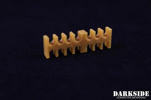 Alt view image 5 of 5 - Darkside 14-Pin Cable Management Holder - Gold (3DS-0016)