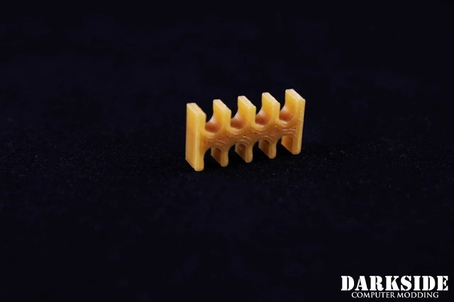 Alt view image 4 of 4 - Darkside 8-Pin Cable Management Holder - Gold, PETG (3DS-0018)