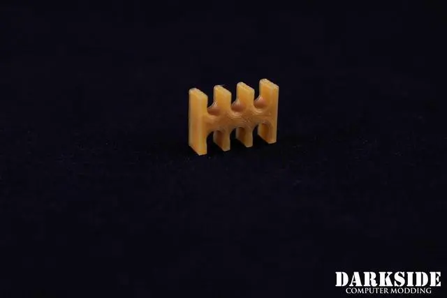 Alt view image 6 of 6 - Darkside 6-Pin Cable Management Holder - Gold (3DS-0019)