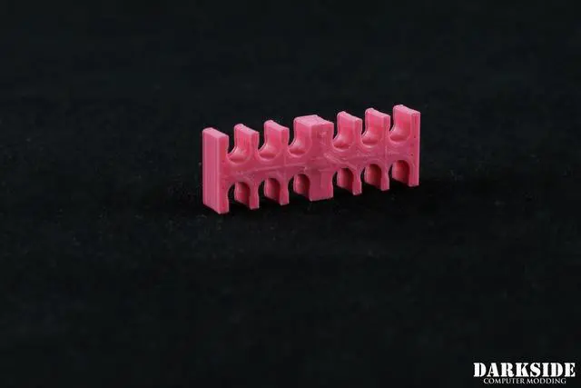 Alt view image 5 of 6 - Darkside 12-Pin Cable Management Holder - Pink (3DS-0096)