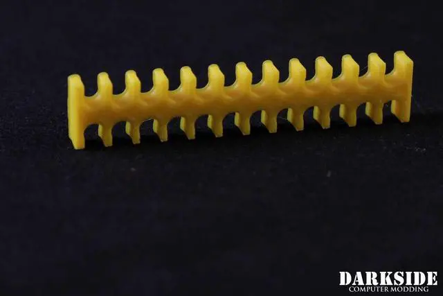 Alt view image 7 of 7 - Darkside 24-Pin Cable Management Holder - Yellow (3DS-0113)