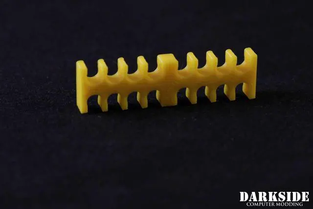 Alt view image 5 of 6 - Darkside 16-Pin Cable Management Holder - Yellow (3DS-0112)