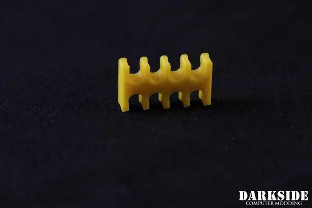 Alt view image 4 of 5 - Darkside 8-Pin Cable Management Holder - Yellow (3DS-0109)