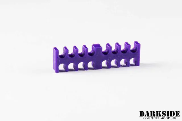Alt view image 7 of 7 - Darkside 16-Pin Cable Management Holder - Dark Purple (3DS-0119)