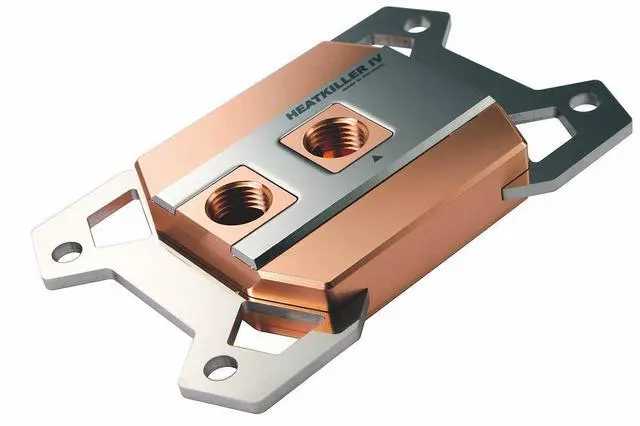 Alt view image 10 of 11 - Watercool HEATKILLER IV PRO CPU Water Block, AMD CPU (Socket AM4), Pure Copper