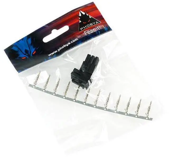 Alt view image 7 of 7 - Phobya 6-pin VGA Connector (Ver. 1) (incl. pins) - 2ct | Male (82379)