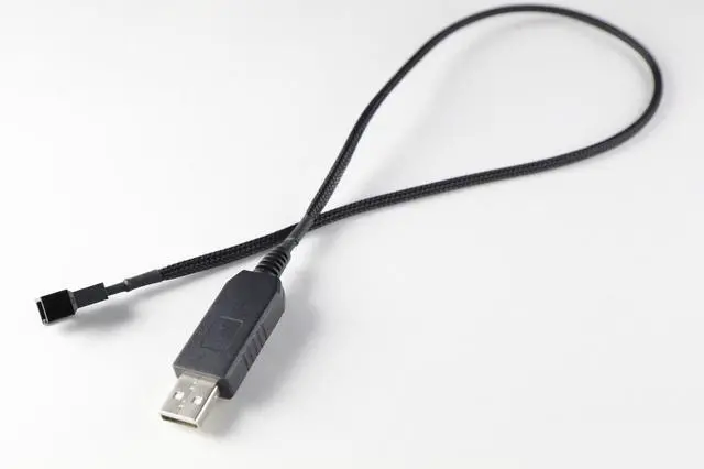 Alt view image 4 of 4 - Darkside USB Mini-Transformer to 12v Fan Adapter Cable (DS-1043)