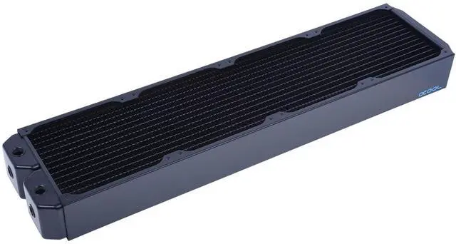 Alt view image 14 of 15 - Alphacool NexXxos UT60 Full Copper Radiator 560, 140mm x 4, Quad Fan, Black