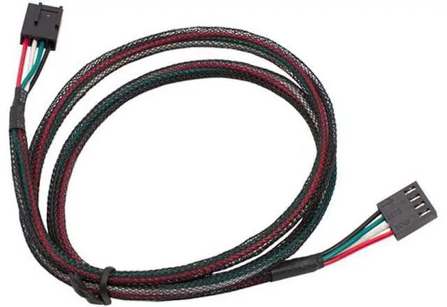 Alt view image 2 of 2 - Aquacomputer Aquabus Cable 4-Pin - Black / Dark Blue (53122)