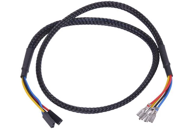 Alt view image 5 of 5 - Phobya Spade Button/Switch Cable - 60cm | Black (87484)