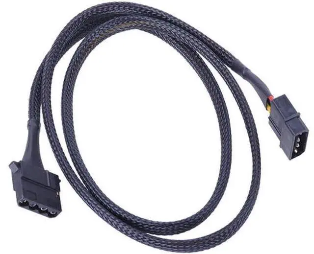 Alt view image 6 of 7 - Phobya 4-Pin Molex Extension - 90cm | Black (87489)