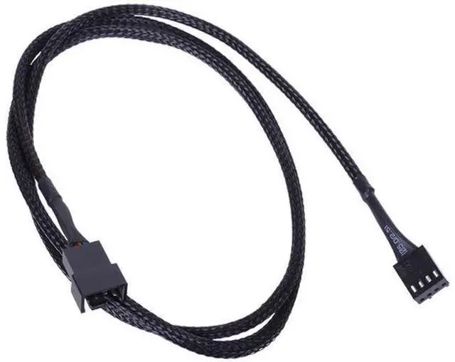 Alt view image 6 of 7 - Phobya 4-Pin PWM Extension - 90cm | Black (81134)