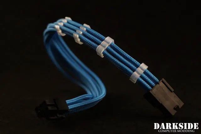 Alt view image 6 of 6 - Darkside 6-pin Open-Closed Cable Management Comb - Clear (DS-0988)