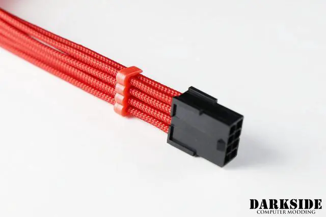 Alt view image 7 of 7 - Darkside 6-pin Open-Closed Cable Management Comb Red (DS-1055)