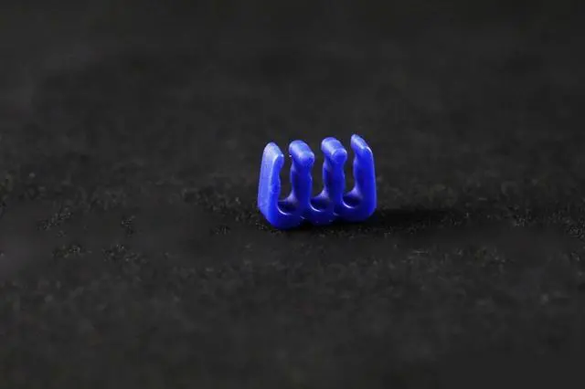 Alt view image 3 of 3 - Darkside 6-pin Open-Closed Cable Management Comb Blue (DS-1056)