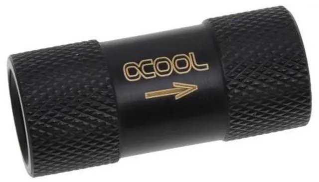 Alt view image 6 of 8 - Alphacool Check Valve, Deep Black