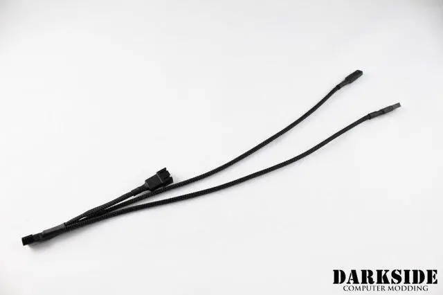 Alt view image 4 of 5 - DarkSide CONNECT Pass-Through Y-Cable | 12" | 3-Pin - Type 4 (DS-0368)