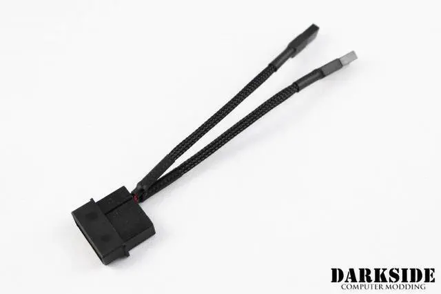 Alt view image 6 of 6 - DarkSide CONNECT Y-Cable | 4" | 4-Pin Molex - Type 6s (DS-0371)