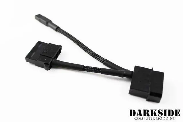 Alt view image 4 of 4 - DarkSide CONNECT Pass-Through Cable | 4" | 4-Pin Molex - Type 7s (DS-0373)
