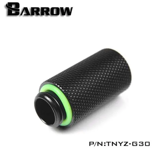 Alt view image 5 of 6 - Barrow G1/4" Male to Female Extender Fitting, 30mm, Black (TNYZ-G30-Black)