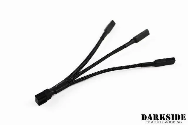 Alt view image 6 of 6 - DarkSide CONNECT 3-Way Cable | 4" | 3-Pin - Type 10s (DS-0393)