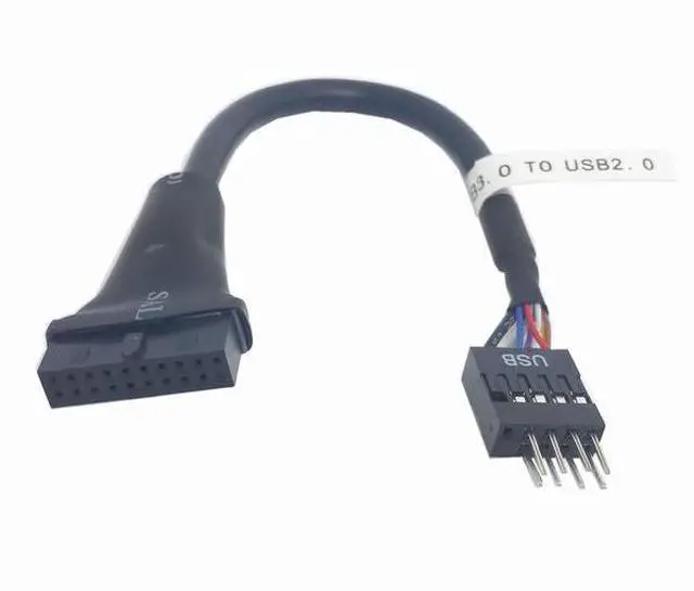 Alt view image 3 of 3 - USB 3.0 to USB 2.0 Internal Adapter Cable - 19pin to 9pin (CAB304)